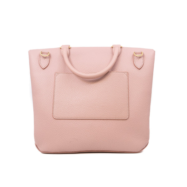 Taurillon Volta In Pink Calfskin Leather Handbag GHW With Strap - L'UXE LINK