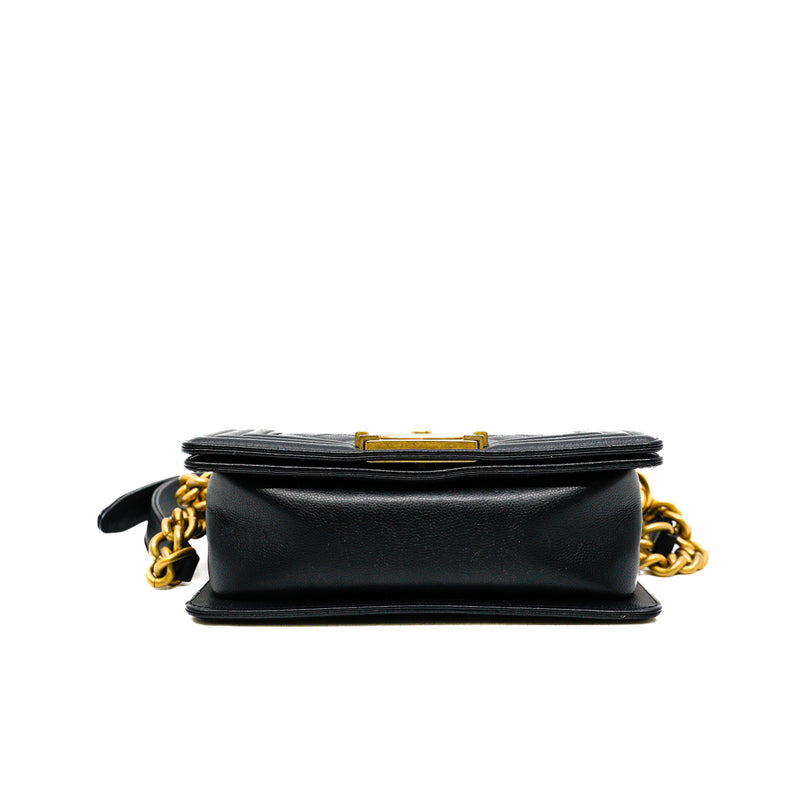 Small Leboy Black Caviar Leather GHW Seri 24 - L'UXE LINK