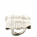 thumbnail tote bag  leather  white PHW - L'UXE LINK