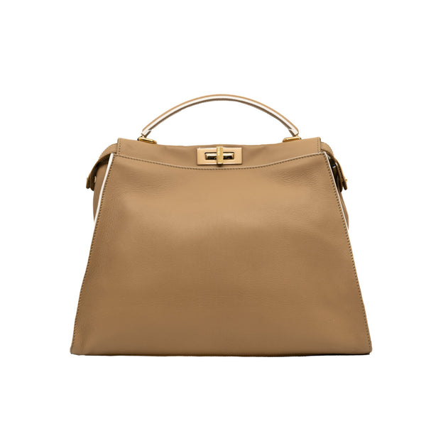 Peekaboo Bag Large Brown - L'UXE LINK