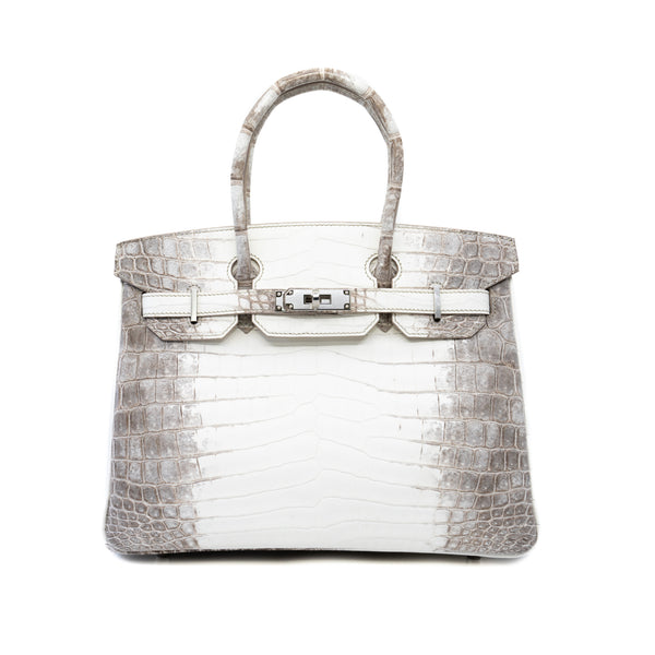 Birkin 30 in Crocodile Himalaya Stamp B Phw 2024 - L'UXE LINK