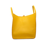 thumbnail Medium Luggage Supple Calfskin Yellow Phantom Bag - L'UXE LINK