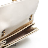 thumbnail Small CC Chain In White Quilted Calfskin Flap Handbag Multi Hardware Seri 26 - L'UXE LINK