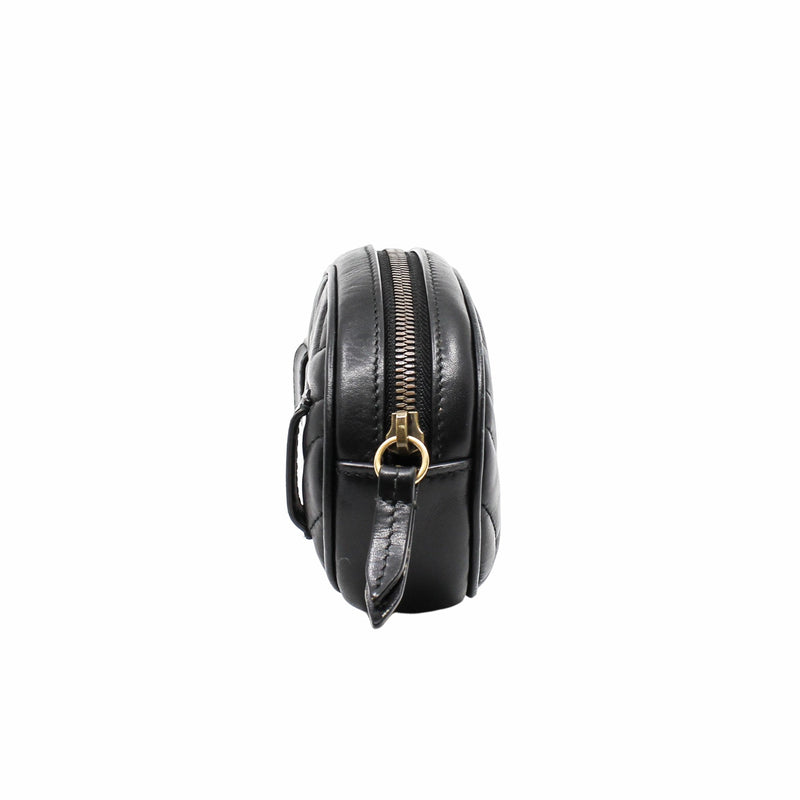 belt bag leather black gg ghw - L'UXE LINK