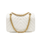 thumbnail Mini Chevron 2.55 Reissue Flap Bag Calfskin White Ghw 2022 #Cehh