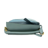 thumbnail Medium Puzzle Bag In Calfskin Blue and Skyblue PHW - L'UXE LINK