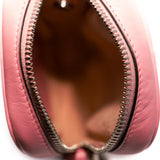 thumbnail GG Pink Calfskin Marmont Mini Phone Holder Bag - L'UXE LINK