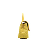 thumbnail 22P Small Coco Handle Light Yellow Caviar Handbag LGHW Seri NKHGXXXX - L'UXE LINK