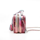 thumbnail Small Filigree PVC And Patent Leather In Pink Vanity Bag PHW Seri 29