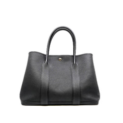 Garden Party 36 Black Negonda Leather Bag Stamp Y - L'UXE LINK