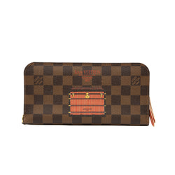 zippy wallet with printed luggage in monogram 2013