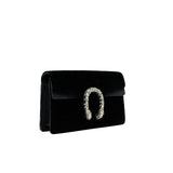 thumbnail Mini Dionysus Velvet Super Mini Bag In Black SHW - L'UXE LINK