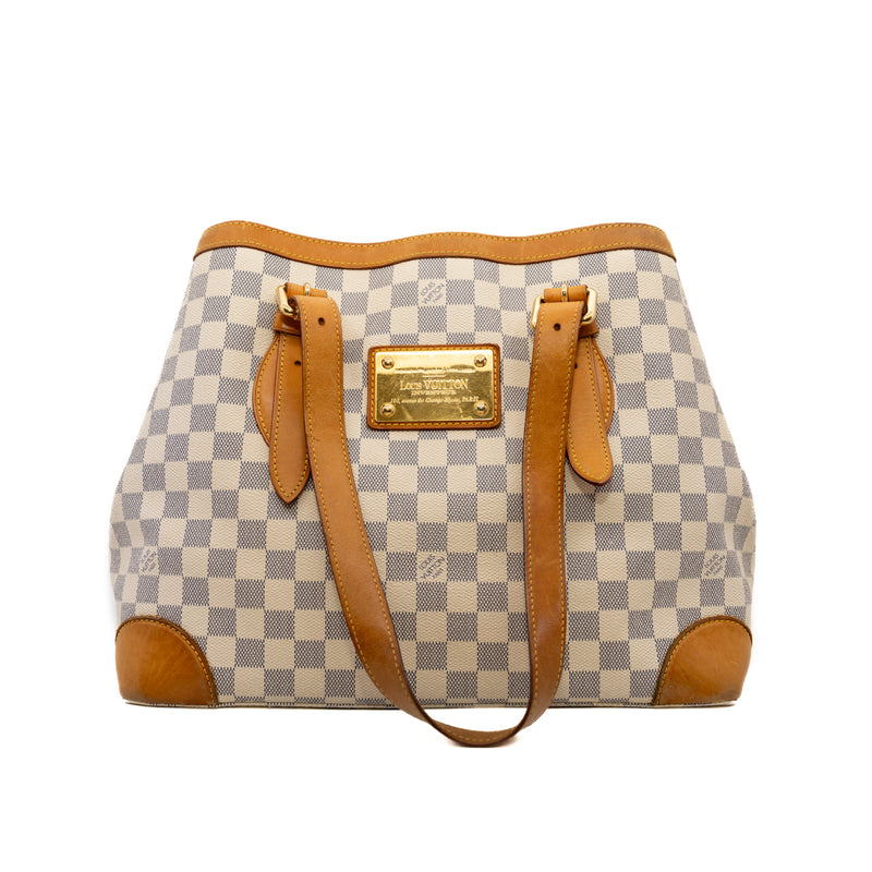 Hampstead MM Damier Azur Tote Bag Ghw 2011