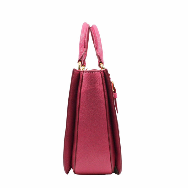 Madras Shopping Tote Rosa Gemma Goatskin Pink GHW - L'UXE LINK