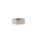 thumbnail Bolduc Scarf 90 In Silver And Palladium Plated Ring - L'UXE LINK