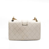 thumbnail Small CC Chain In White Quilted Calfskin Flap Handbag Multi Hardware Seri 26 - L'UXE LINK