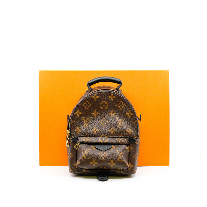 Mini Palm Springs Monogram Canvas Backpack With Micro Chip GHW - L'UXE LINK