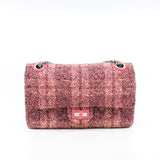 thumbnail Tweed Quilted Resin Pink 2.55 Reissue 225 Double Flap Bag PHW Seri 27