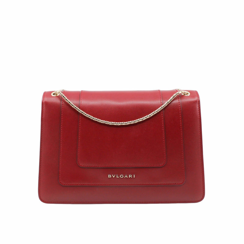 SERPENTINE MM RED DOUBLE FLAP GHW