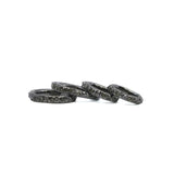 thumbnail Solid Sterling Silver Slim Rings - L'UXE LINK