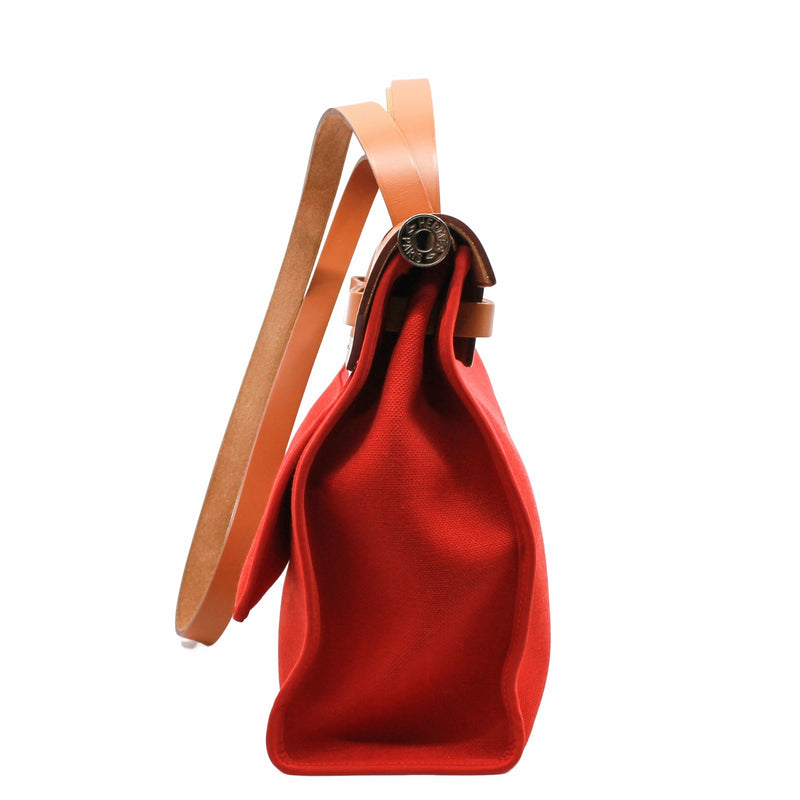 herbag 31 fabric orange red phw X stamp - L'UXE LINK