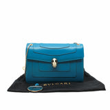 thumbnail serpenti shoulder bag in lake green ghw - L'UXE LINK