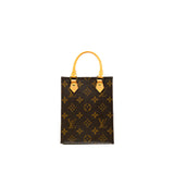 thumbnail Petit Sac Plat Monogram Canvas GHW With Strap - L'UXE LINK