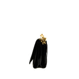 thumbnail Black Patent Leather Medusa Chain Clutch GHW - L'UXE LINK