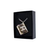 thumbnail Lion Book Enamel Locket Pendant Necklace - L'UXE LINK