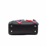 thumbnail lady dior super mini black with badge  phw - L'UXE LINK