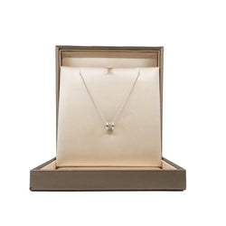 small b zero 1. diamond necklace in 18k wg #HBFA6F - L'UXE LINK