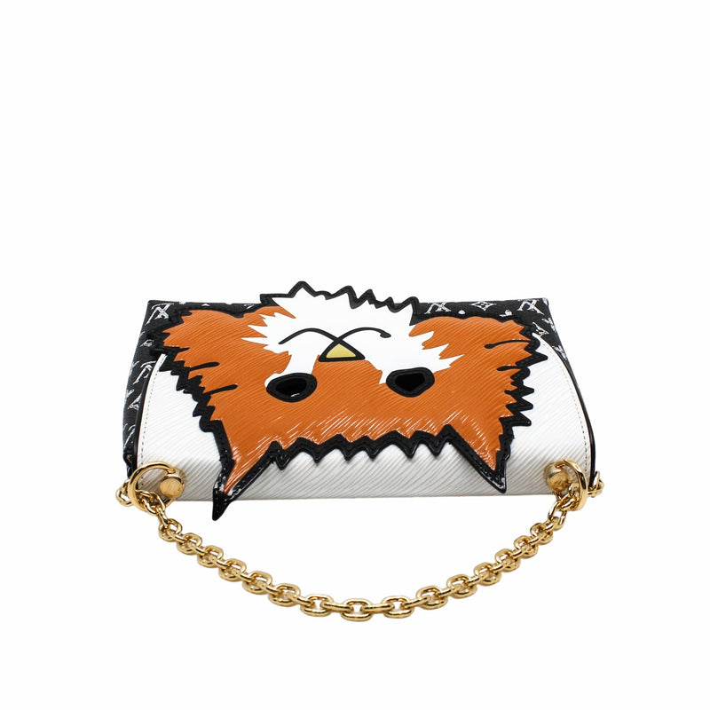 Catogram Cat Bag Orange Black GHW - L'UXE LINK