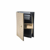 thumbnail zip  compact wallet  gold patent - L'UXE LINK