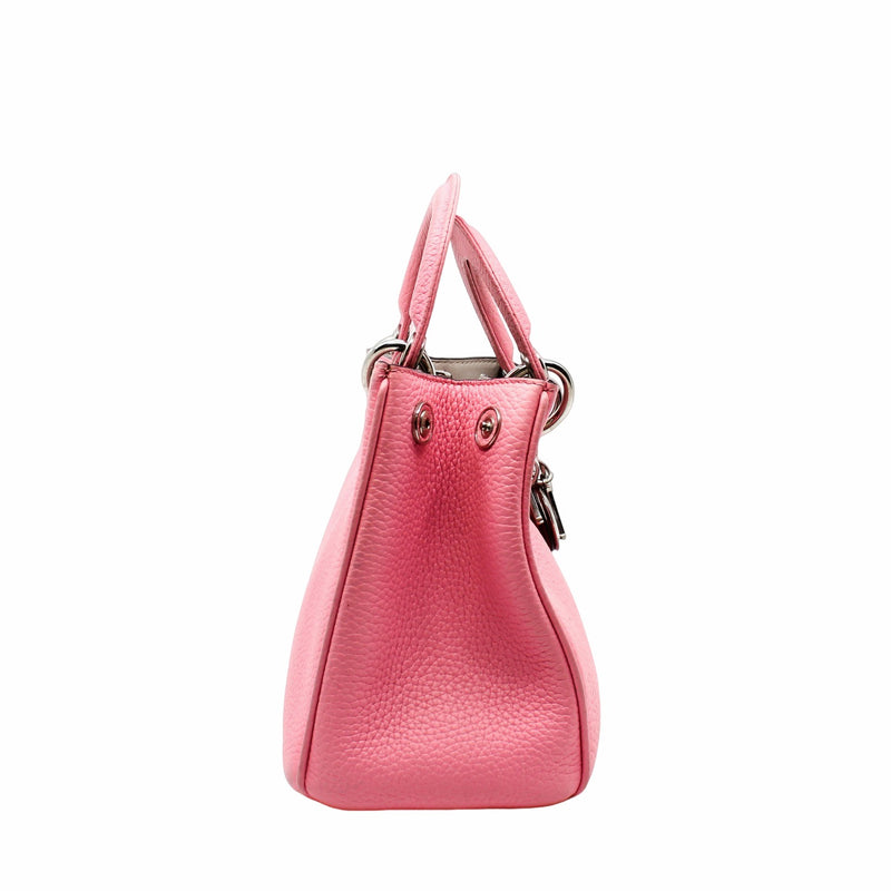 Diorissimo Tote Pebbled Mini Leather  pink phw - L'UXE LINK