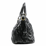 thumbnail handle bag lamb skin black  ghw - L'UXE LINK