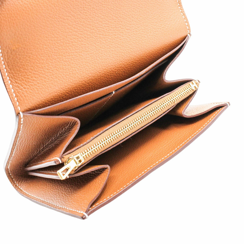 constance compact brown ghw D stamp - L'UXE LINK