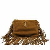 thumbnail MEDIUM tassels CLUTCH BROWN GHW - L'UXE LINK