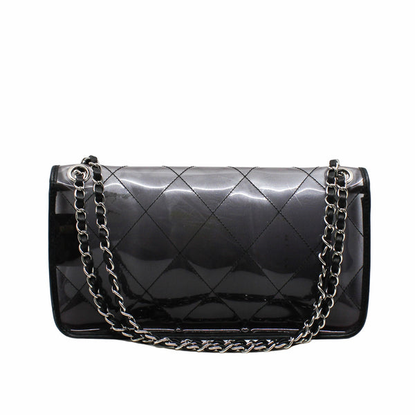 flap bag pvc black phw seri 11 - L'UXE LINK