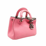 thumbnail Diorissimo Tote Pebbled Mini Leather  pink phw - L'UXE LINK