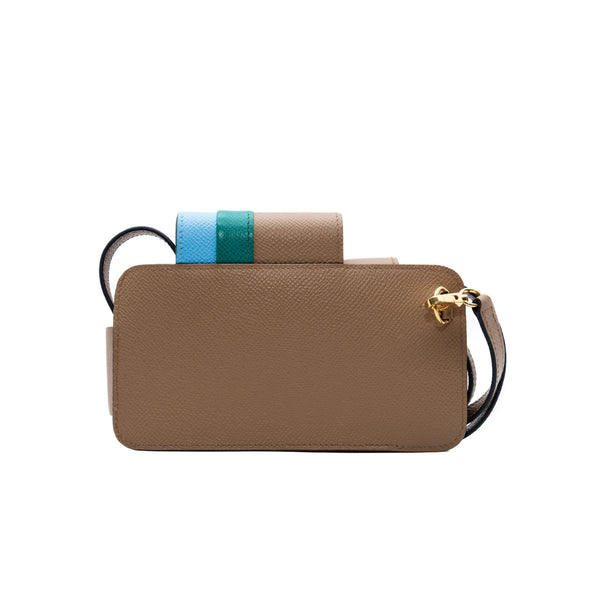 hermesway phone case in chai/green/blue - L'UXE LINK