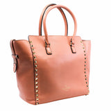 thumbnail tote bag small with long strap leather peach pink ghw - L'UXE LINK