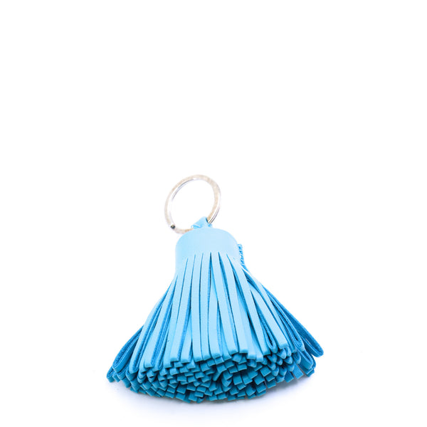 CARMEN key ring in light blue phw - L'UXE LINK