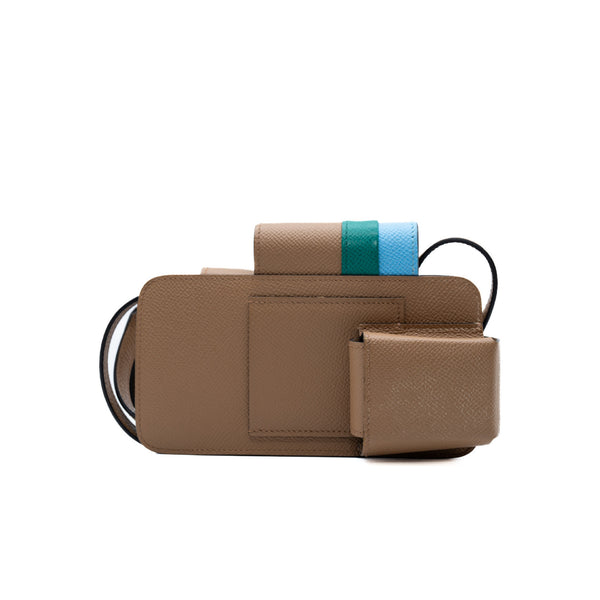 hermesway phone case in chai/green/blue - L'UXE LINK