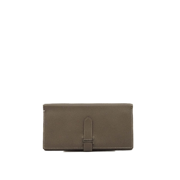 bearn wallet in epsom etoupe phw R stamp - L'UXE LINK