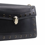 thumbnail flap  chain bag leather black - L'UXE LINK