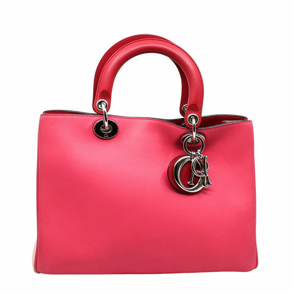 Diorissimo Tote  Large Calfskin Pink PHW - L'UXE LINK