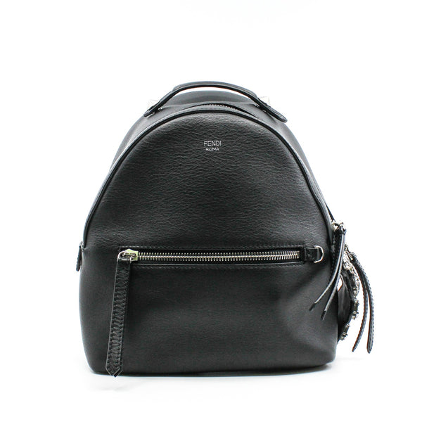 by the way backpack crystal small leather black   phw - L'UXE LINK