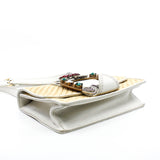 thumbnail tweed side bag white - L'UXE LINK