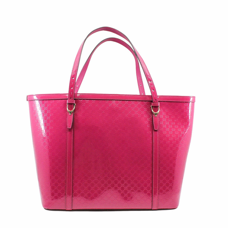 Tote Patent Leather Pink Berry