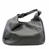 thumbnail Nappa Intrecciato Hobo Bag  Large   Lambskin  Grey